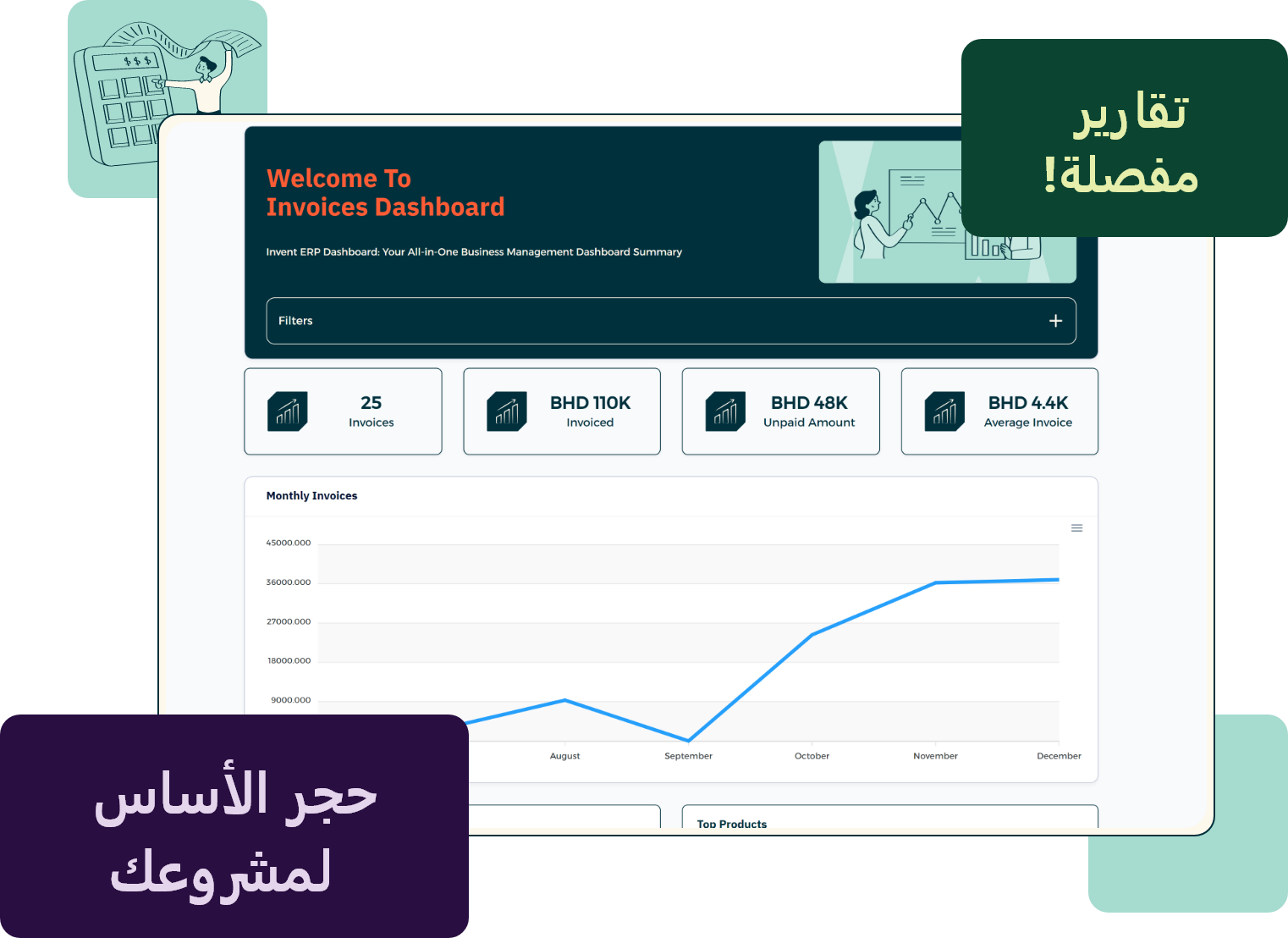 Invent ERP Accounting Module: Tracking your business recurring and periodical invoices.