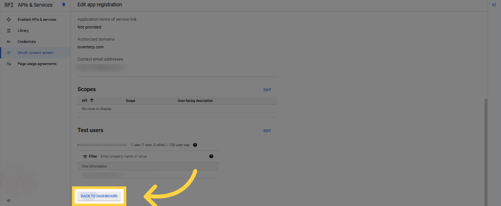 Step 22 - Google OAuth